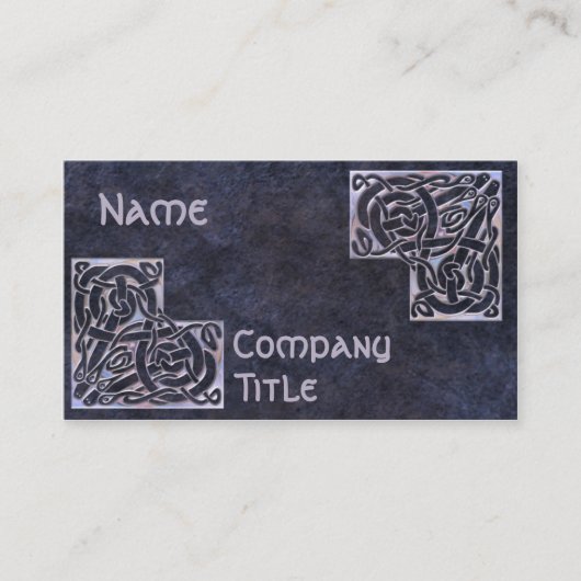 ケルト族のコーナー 名刺 (正面)