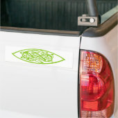 ケルト族のサーフボード バンパーステッカー (トラック上)