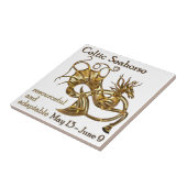 ケルト族のタツノオトシゴ タイル (側面)