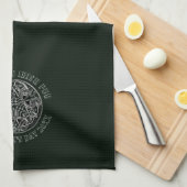 ケルト族のデザインのセントパトリックの日のバーまたは キッチンタオル (四つ折り)