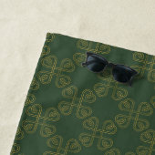 ケルト族のデザインパターン ビーチタオル (インサイチュ)