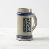 ケルト族のドラゴンのイニシャルK ビールジョッキ (正面右)