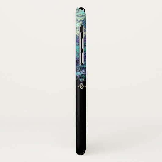 ケルト族のハートのTriskeleのフラクタルデザインのiPhone Xの場合 Case-Mate iPhoneケース (裏面/左)