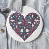 ケルト族のハートボタン 缶バッジ (インサイチュ)