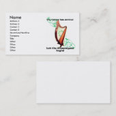 ケルト族のハープの名刺 名刺 (正面/裏面)