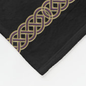 ケルト族のフラクタルの曼荼羅 フリースブランケット (角)