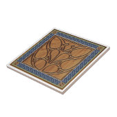 ケルト族のボーダーが付いている中世ゴシック様式正方形 タイル (側面)