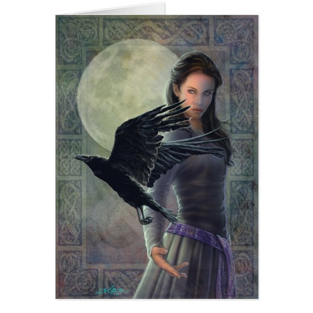 ケルト族のワタリガラス (正面)