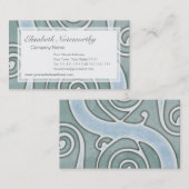 ケルト族のヴィンテージの水のグランジな効果の古くイタリアンな壁 名刺 (正面/裏面)