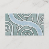 ケルト族のヴィンテージの水のグランジな効果の古くイタリアンな壁 名刺 (裏面)