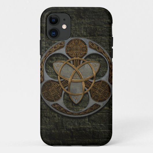 ケルト族の三位一体の盾 Case-Mate iPhoneケース (裏面)