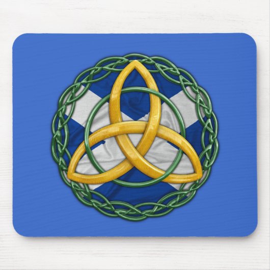 ケルト族の三位一体の結び目 マウスパッド (正面)