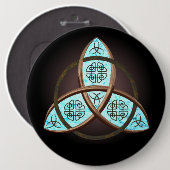 ケルト族の三位一体の結び目 缶バッジ (正面&裏面)