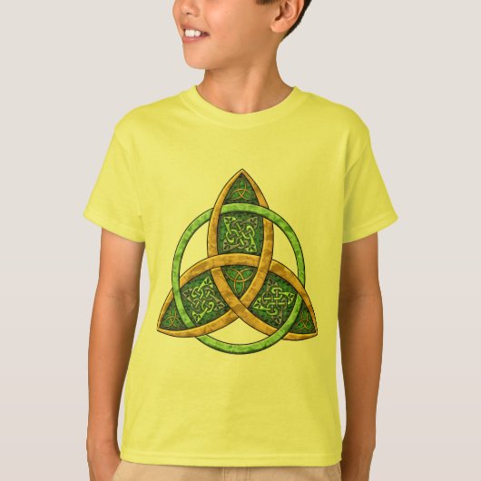 ケルト族の三位一体の結び目 Tシャツ (正面)