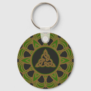 ケルト族の三位一体の結び目Triquetra キーホルダー