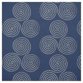 ケルト族の三重のSpirale 1ライン銀 ファブリック (見本)