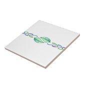 ケルト族の多彩な葉のボーダーDesgin タイル (側面)