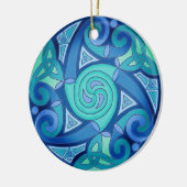 ケルト族の惑星のオーナメント セラミックオーナメント (左)
