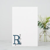 ケルト族の手紙Rの文房具 便箋 (スタンド正面)