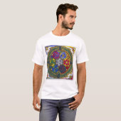 ケルト族の曼荼羅1 -復活(ワイシャツ) Tシャツ (正面フル)
