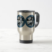 ケルト族の月、ワタリガラスおよびDolmanは#1を設計します トラベルマグ (正面右)