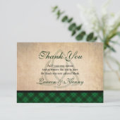 ケルト族の格子縞のサンキューカード サンキューカード (スタンド正面)