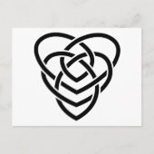 ケルト族の母性結び目 ポストカード (正面)