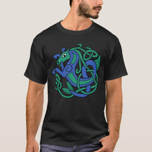 ケルト族の海馬のタツノオトシゴ Tシャツ