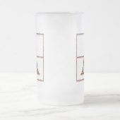 "ケルト族の煉瓦"カスタムなモノグラムのマグ フロストグラスビールジョッキ (中央)