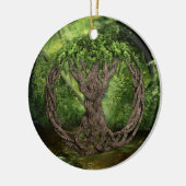 ケルト族の生命の樹 セラミックオーナメント (左)