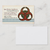 ケルト族の生物学的災害［有害物質］の名刺 名刺 (正面/裏面)