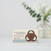 ケルト族の生物学的災害［有害物質］の名刺 名刺 (スタンド正面)