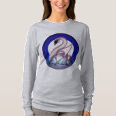 ケルト族の白鳥 Tシャツ (正面)