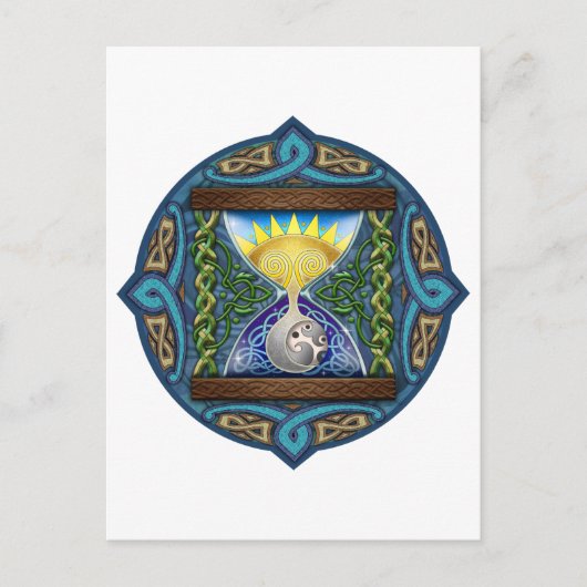 ケルト族の砂時計 ポストカード (正面)