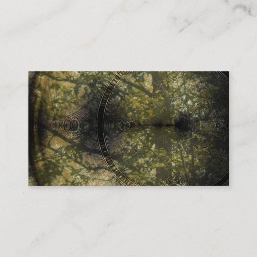 ケルト族の精神的なハーブの占星術の名刺 名刺 (正面)