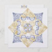 ケルト族の結婚の結び目の招待状(伝統的な) 招待状 (正面/裏面)