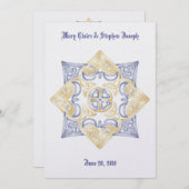 ケルト族の結婚の結び目の招待状 招待状 (正面/裏面)