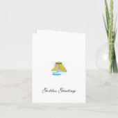 ケルト族の結婚式招待状 招待状 (裏面)