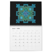 ケルト族の芸術は壁掛けカレンダーを設計します カレンダー (3月 2026)