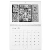 ケルト族の芸術は壁掛けカレンダーを設計します カレンダー (1月 2026)