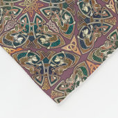 ケルト族の芸術猫のフリースブランケット フリースブランケット (角)