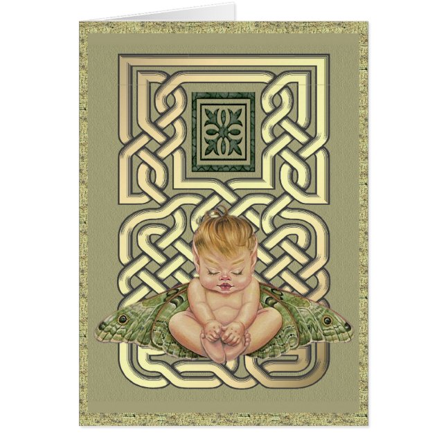 ケルト族の装飾用の蝶妖精 (正面)