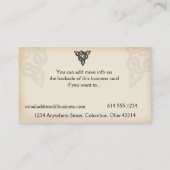 ケルト族の記号のデザインの名刺 名刺 (裏面)