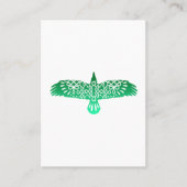 ケルト族の記号のワタリガラスのギフトのアイディア 名刺 (正面)