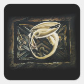 ケルト族の身近なドラゴン スクエアシール (正面)