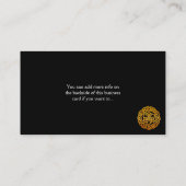 ケルト族の金D1bのアイルランドのケルト族の名刺 名刺 (裏面)