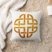 ケルト族の金D5アイルランドのケルト族のデザイン クッション (ブランケット)