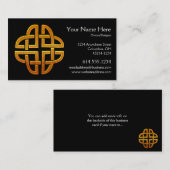 ケルト族の金D5アイルランドのケルト族の名刺 名刺 (正面/裏面)