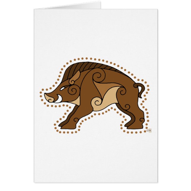 ケルト族の雄豚 (正面)