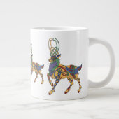 ケルト族の雄鹿のジャンボコップ ジャンボコーヒーマグカップ (右)